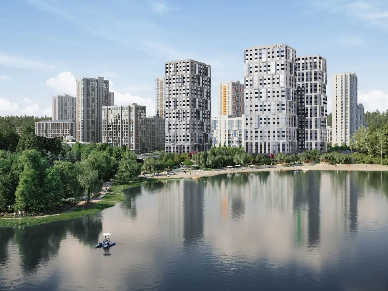 Проекты застройщика Atlas Development в Екатеринбурга
